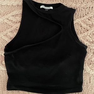 colorful natalie asymmetrical top